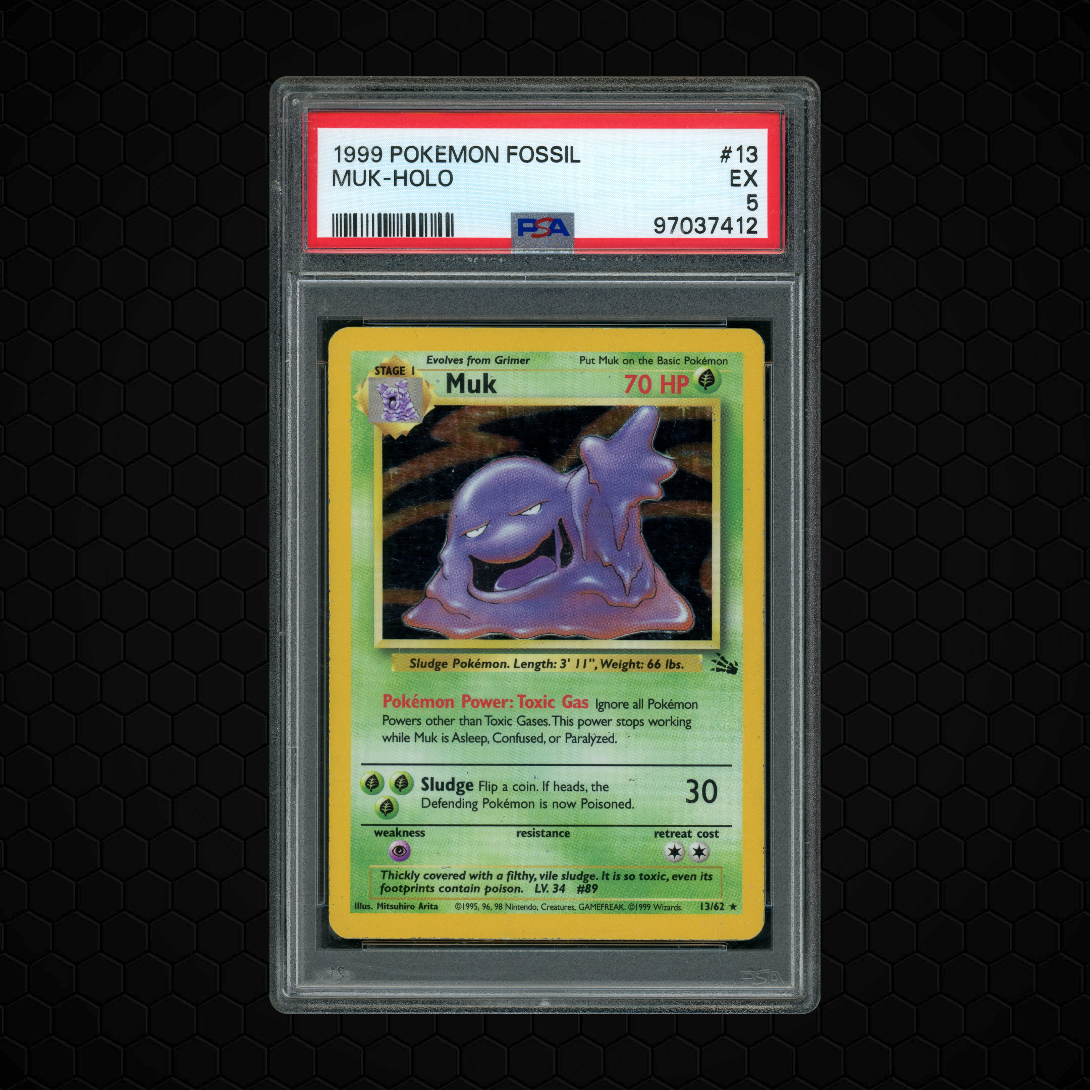 1999 Fossil Muk #13 PSA 5