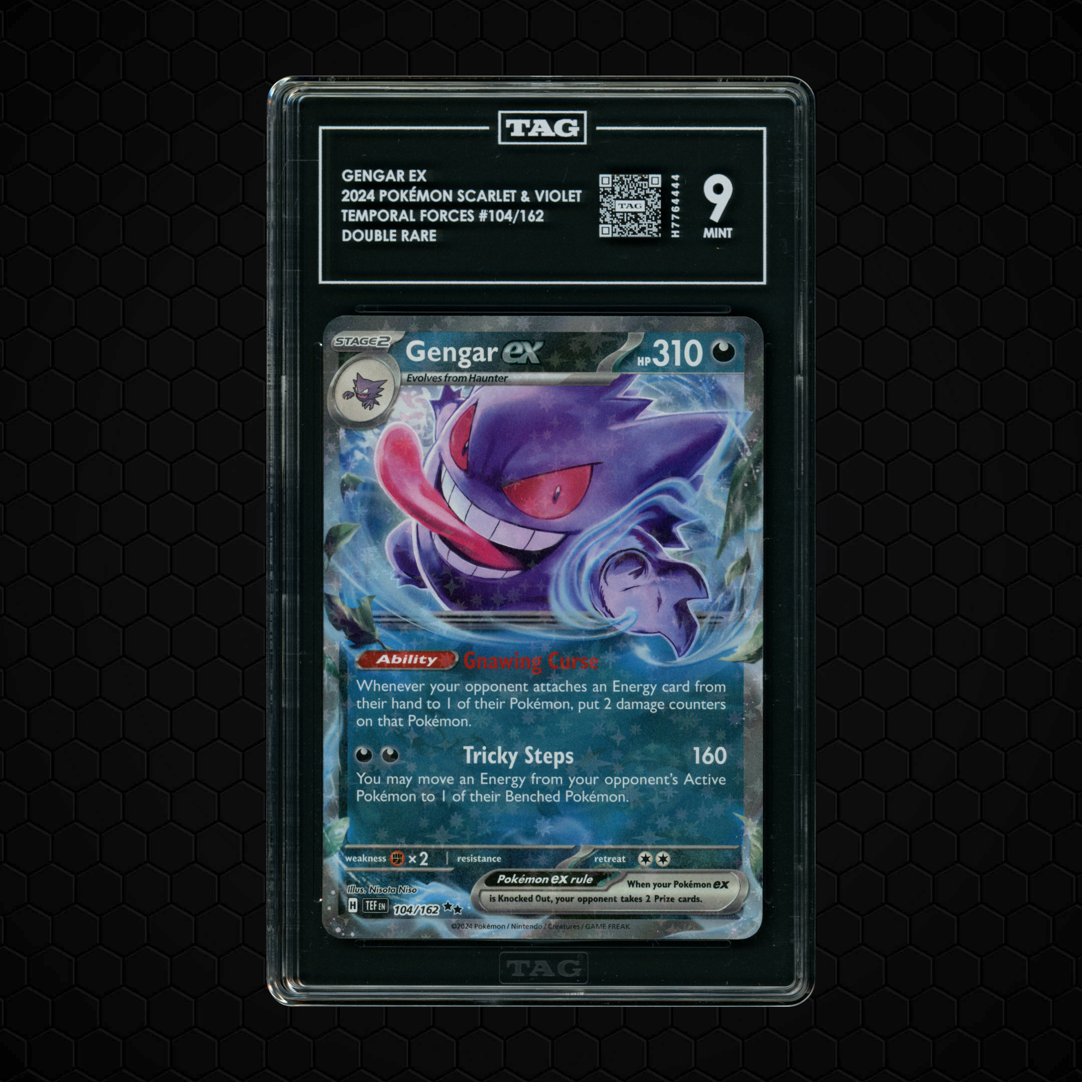 2024 Temporal Forces Gengar EX #104 TAG 9