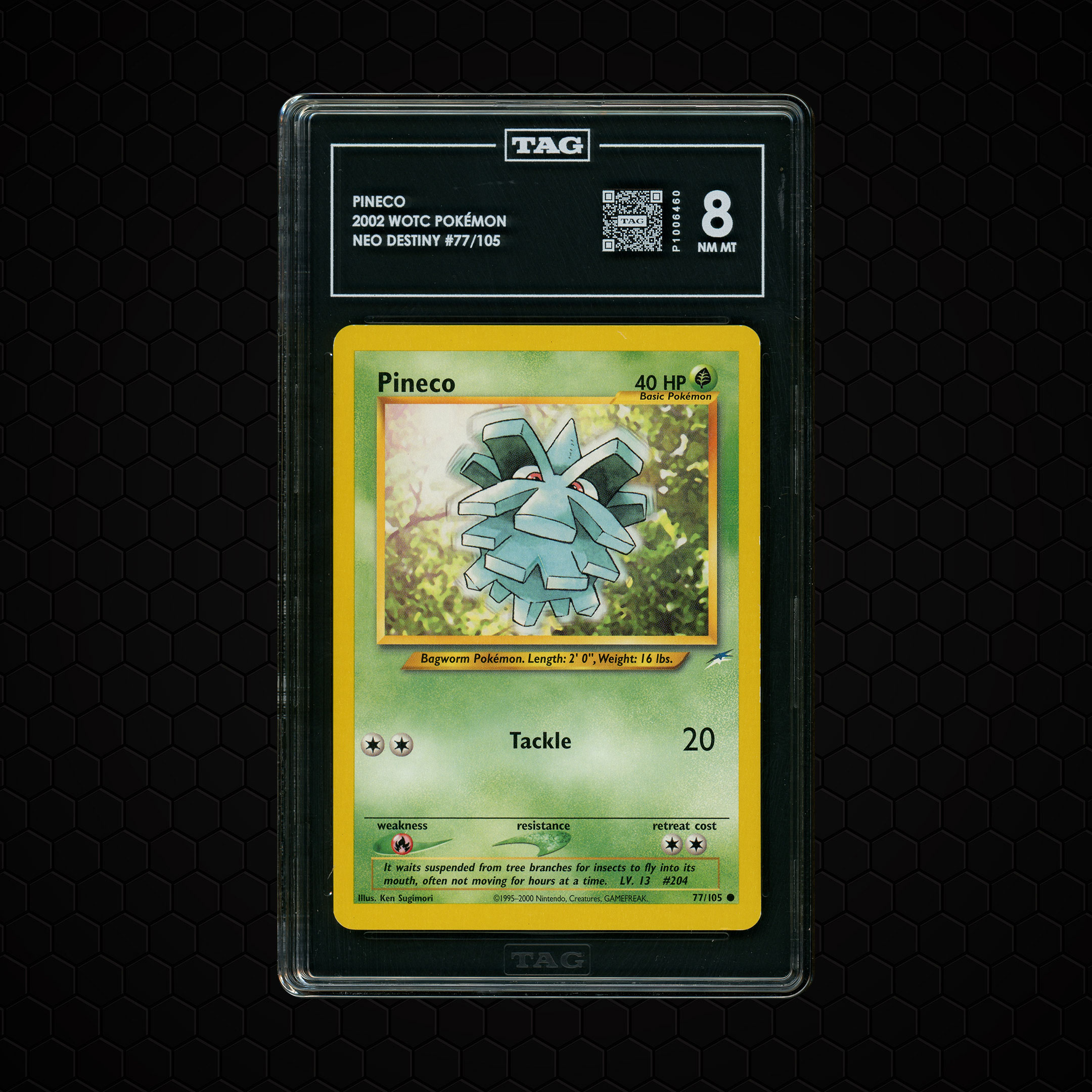 2002 Neo Destiny Pineco #77 TAG 8