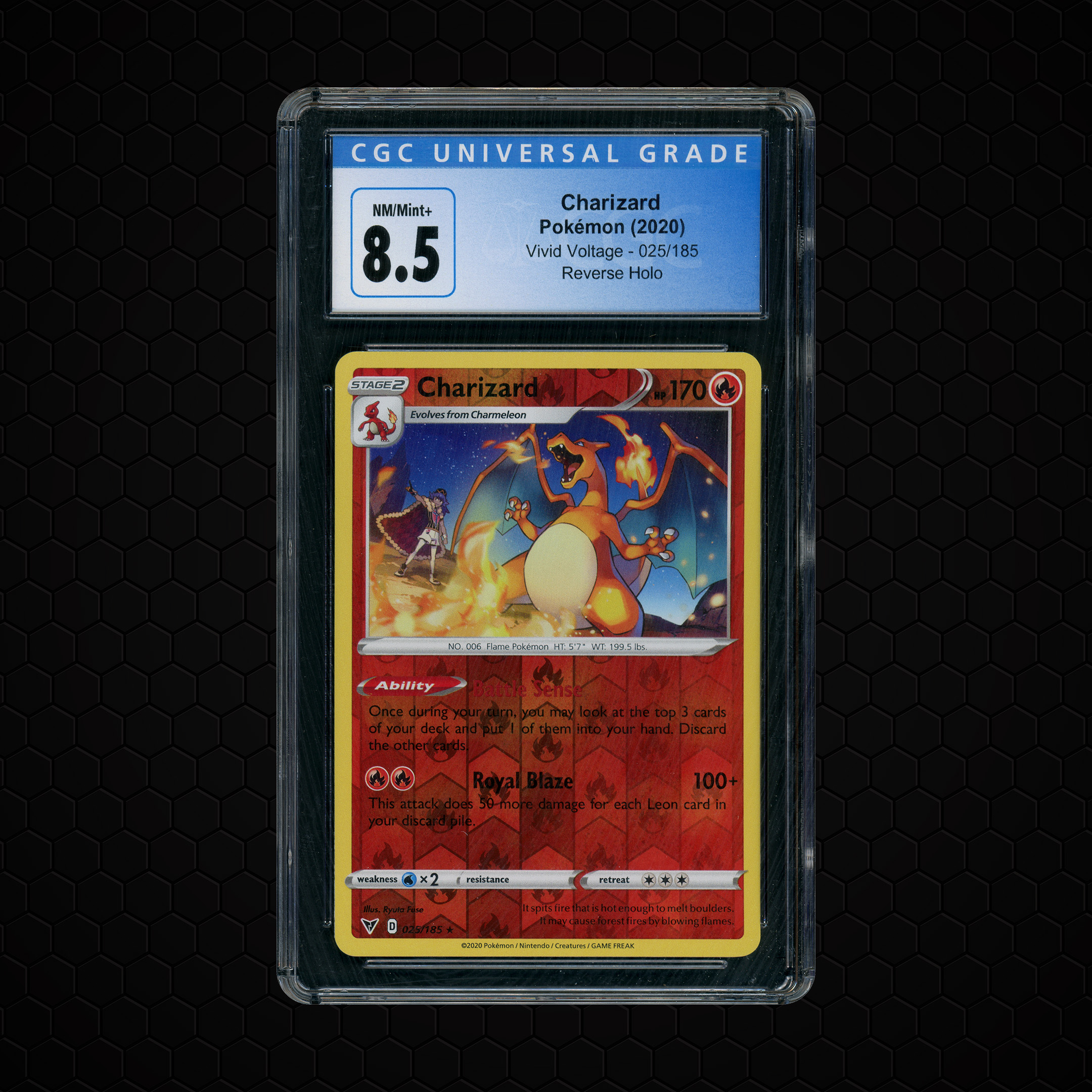 2020 Vivid Voltage Charizard #25 CGC 8.5