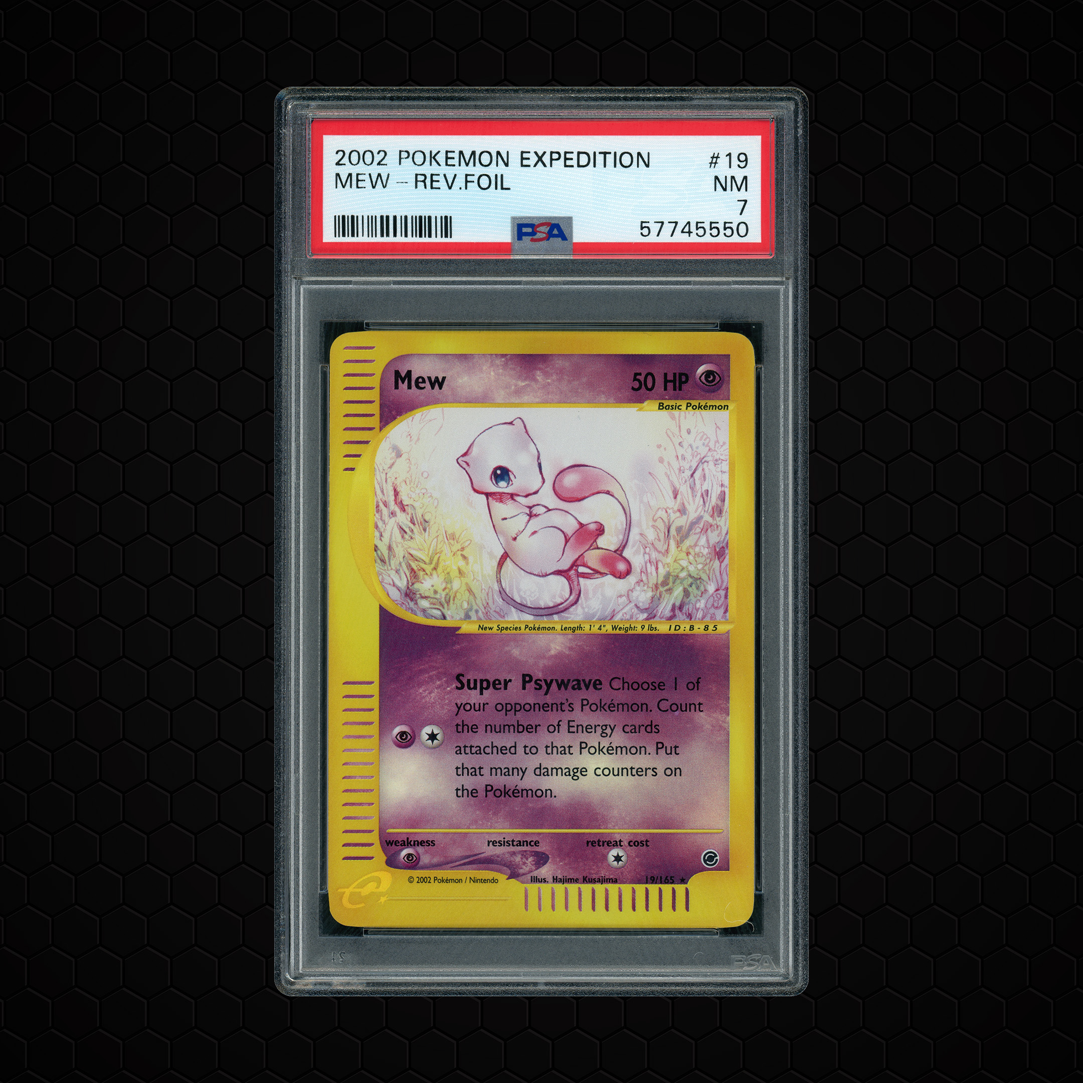 2002 Expedition Mew #19 PSA 7