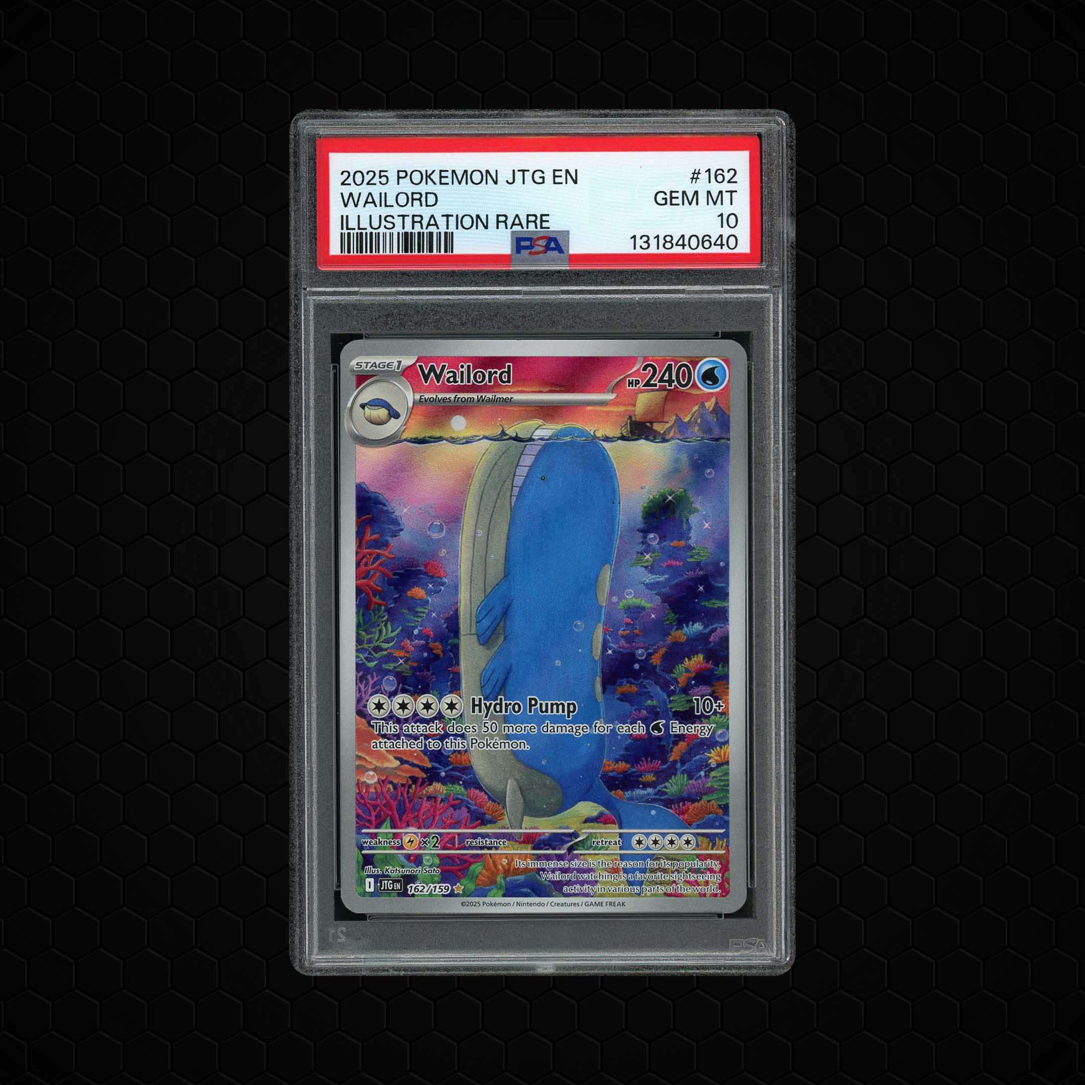 2025 Journey Together Wailord #162 PSA 10