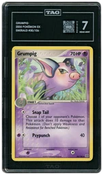 2005 EX Emerald Grumpig #30 TAG 7 on Beezie.