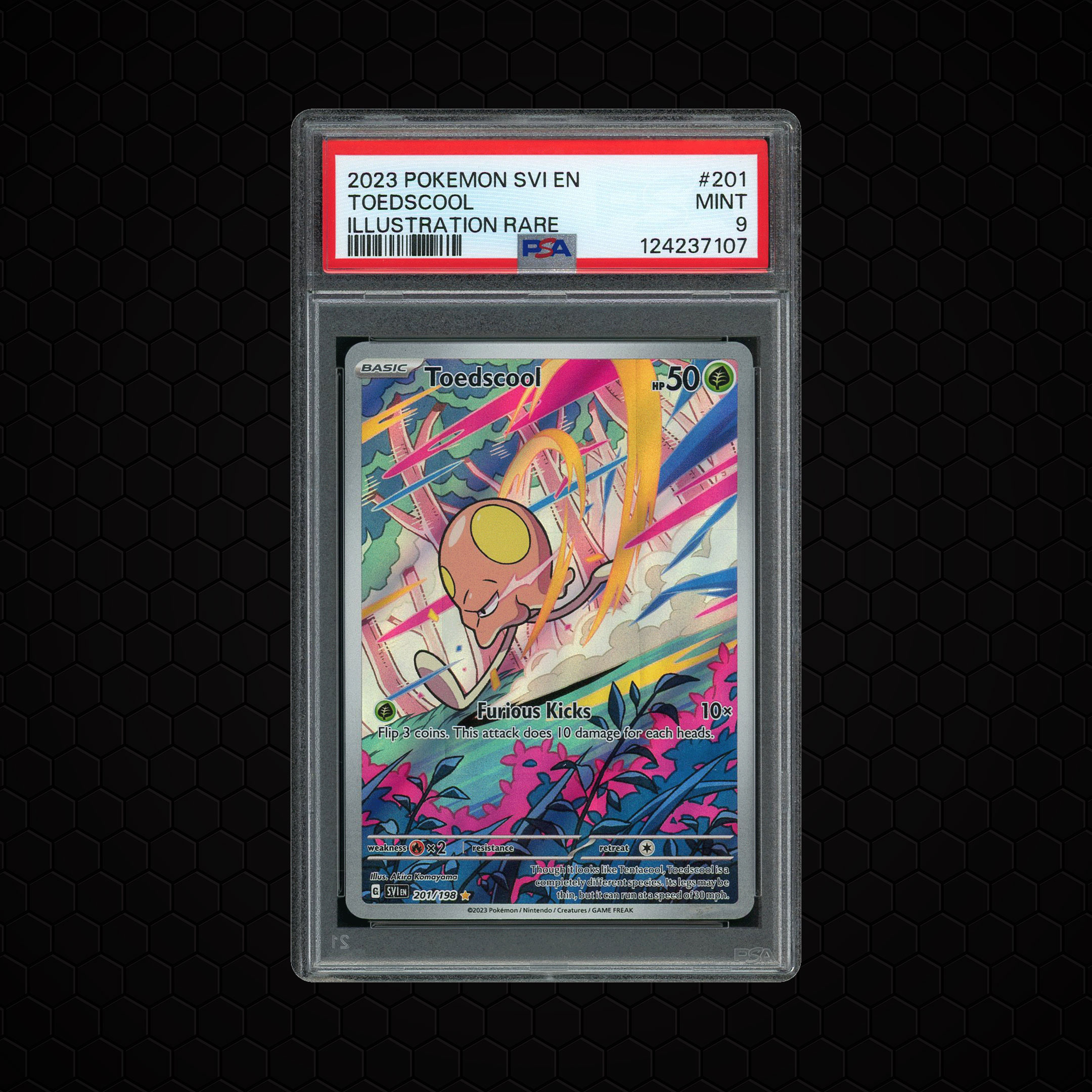 2023 Pokemon 151 Toedscool #201 PSA 9