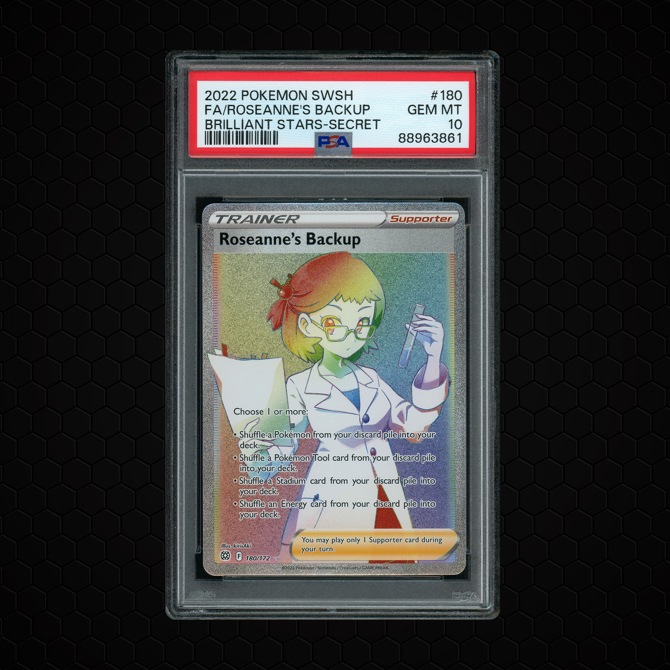 2022 Brilliant Stars Roseanne's Backup #180 PSA 10
