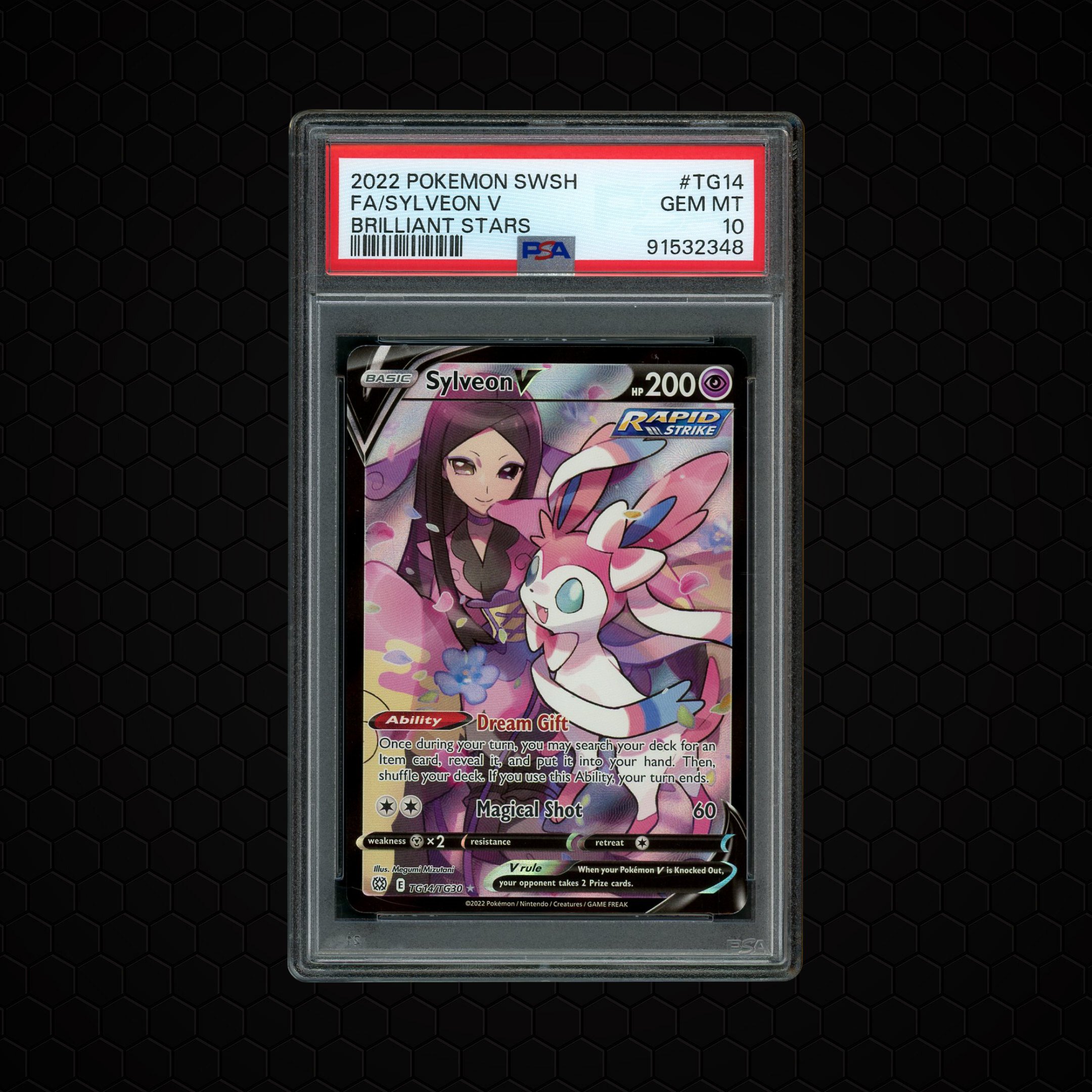 2022 Brilliant Stars Sylveon V #TG14 PSA 10