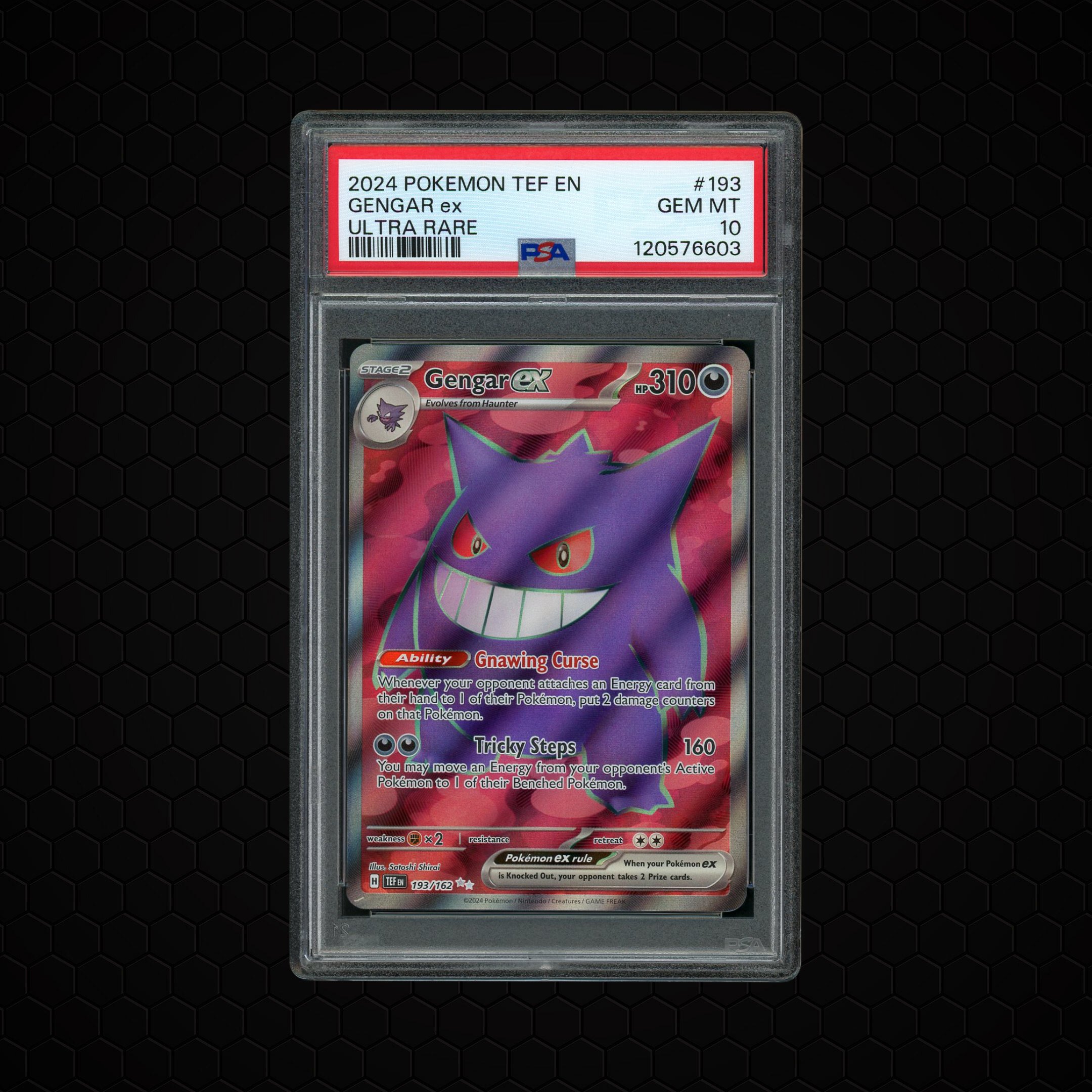 2024 Temporal Forces Gengar EX #193 PSA 10