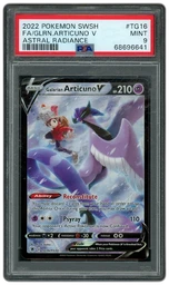 2022 Astral Radiance Galarian Articuno V #TG16 PSA 9 on Beezie.