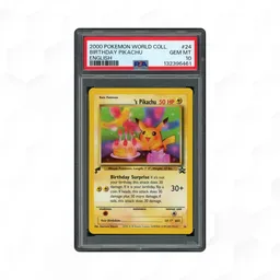 2000 World Collection Birthday Pikachu #24 PSA 10