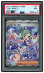 2024 Surging Sparks Lisia's Appeal #234 PSA 9 on Beezie.