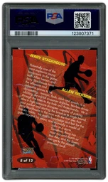 1997 Fleer Gamebreakers Jerry Stackhouse & Allen Iverson #8 PSA 6 on Beezie.