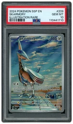 2024 Surging Sparks Skarmory #209 PSA 10 on Beezie.