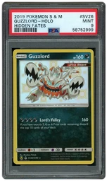 2019 Hidden Fates Guzzlord #SV26 PSA 9 on Beezie.