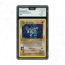 1999 Base Set 1st Edition Machamp #8 PCA 2