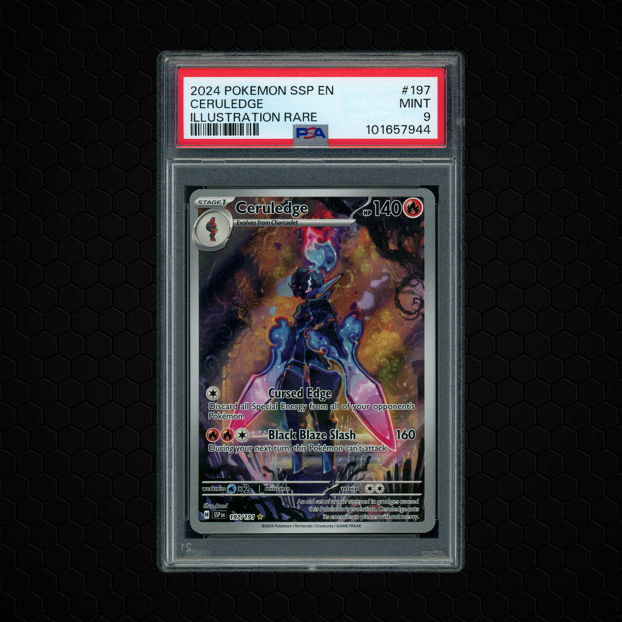 2024 Surging Sparks Cerulege #197 PSA 9