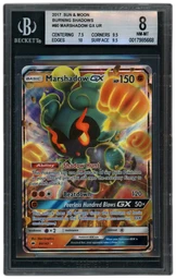 2017 Burning Shadows Marshadow GX #80 BGS 8 on Beezie.