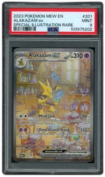 2023 Pokemon 151 Alakazam EX #201 PSA 9 on Beezie.