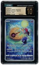2022 Japanese VSTAR Universe Lunatone #184 CGC 10 on Beezie.