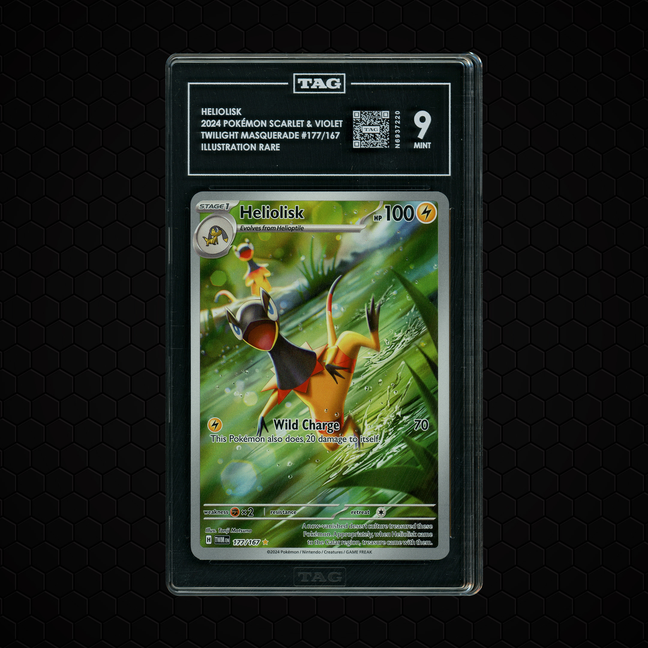 2024 Twilight Masquerade Heliolisk #177 TAG 9