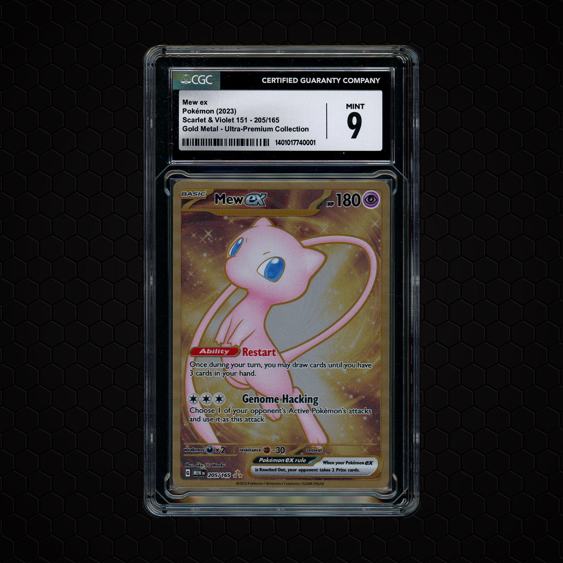 2023 Pokemon 151 Mew EX #205 CGC 9