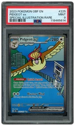 2023 Obsidian Flames Pidgeot EX #225 PSA 9 on Beezie.