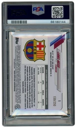 2020 Topps Chrome UCL Lionel Messi #1 PSA 7 on Beezie.