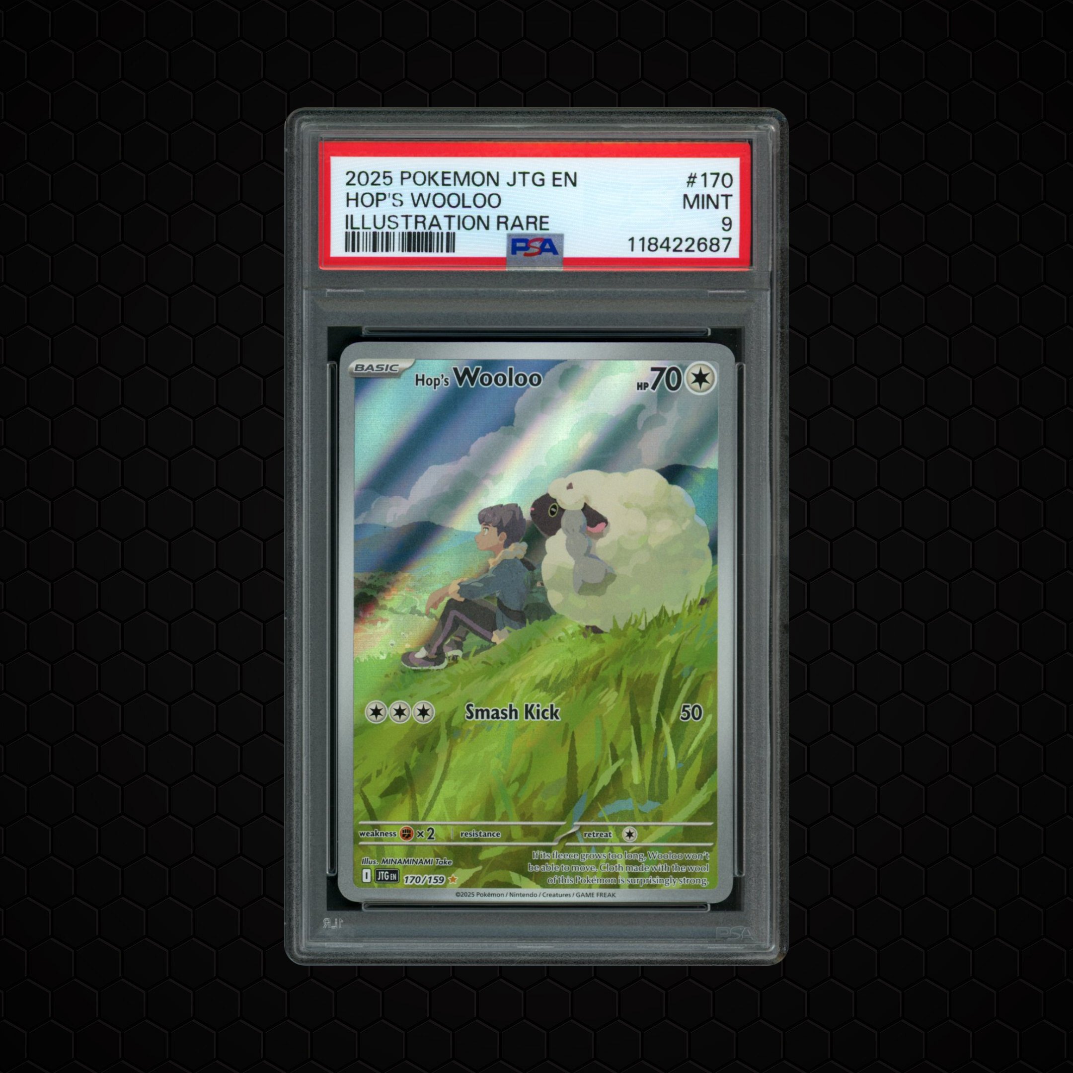 2025 Journey Together Hop's Wooloo #170 PSA 9