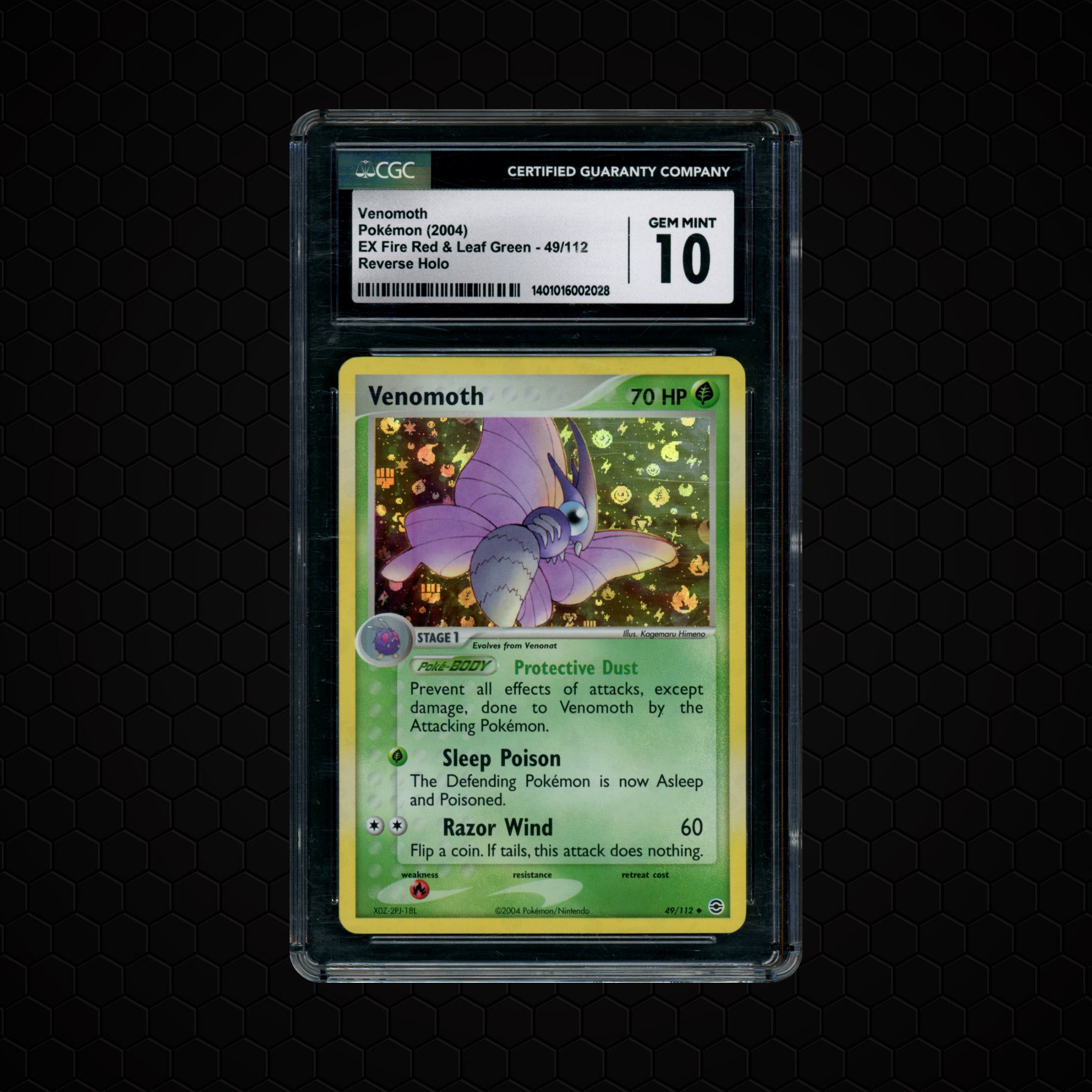 2004 FireRed & LeafGreen Venomoth #49 CGC 10
