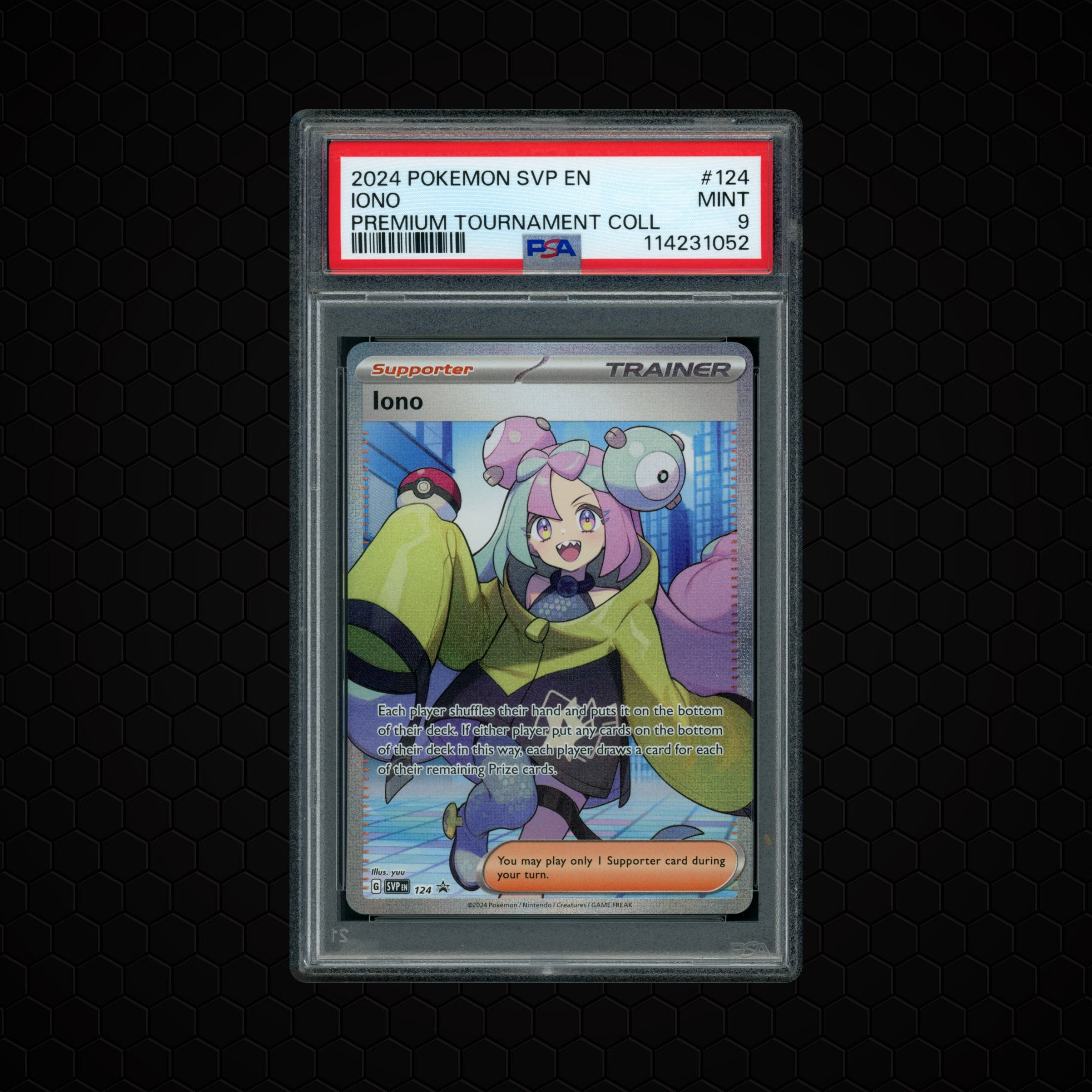 2024 Black Star Promo lono #124 PSA 9