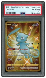 2021 Celebrations Mew #25 PSA 10 on Beezie.