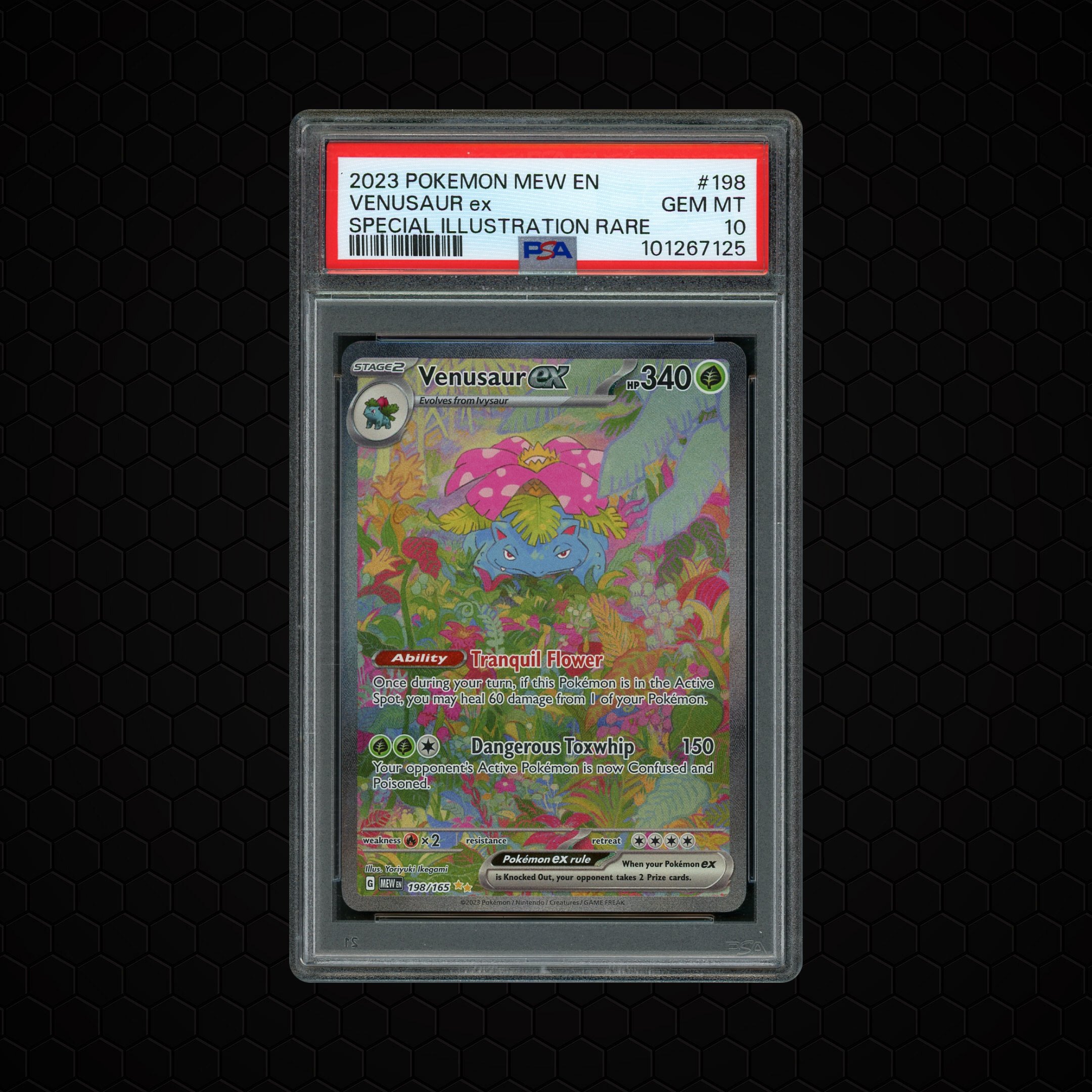 2023 Pokemon 151 Venusaur EX #198 PSA 10