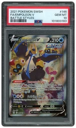2021 Battle Styles Empoleon V #146 PSA 10 on Beezie.
