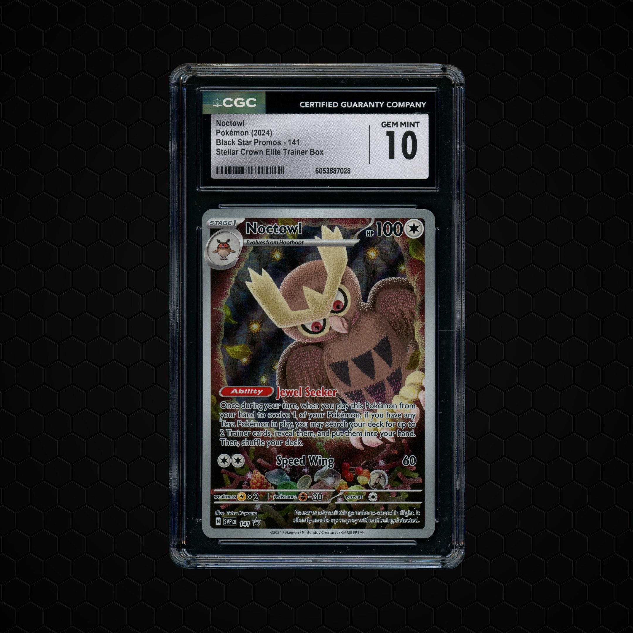 2024 Black Star Promo Noctowl #141 CGC 10