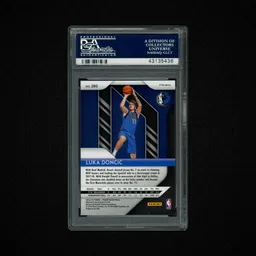 2018 Panini Prizm Luka Doncic Red White Blue Prizm #280 PSA 10 on Beezie.