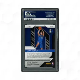 2018 Panini Prizm Luka Doncic Red White Blue Prizm #280 PSA 10 on Beezie.