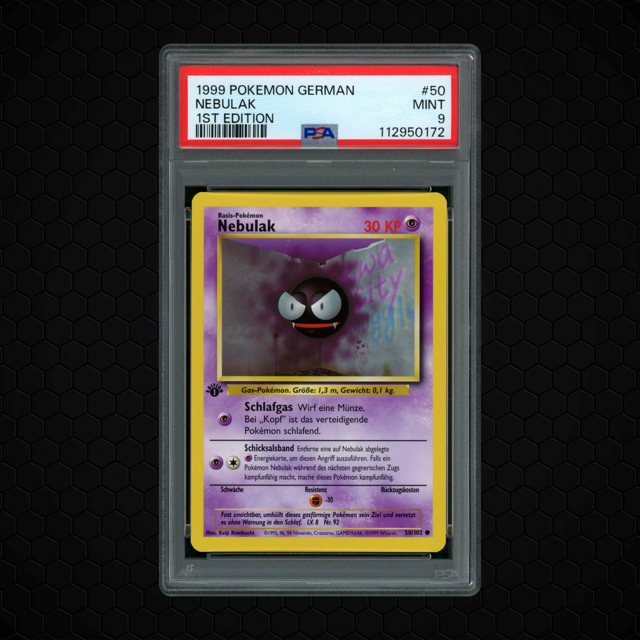 1999 German 1st Edition Nebulak #50 PSA 9