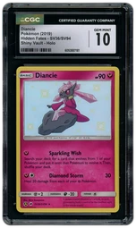 2019 Hidden Fates Diancie #SV36 CGC 10 on Beezie.