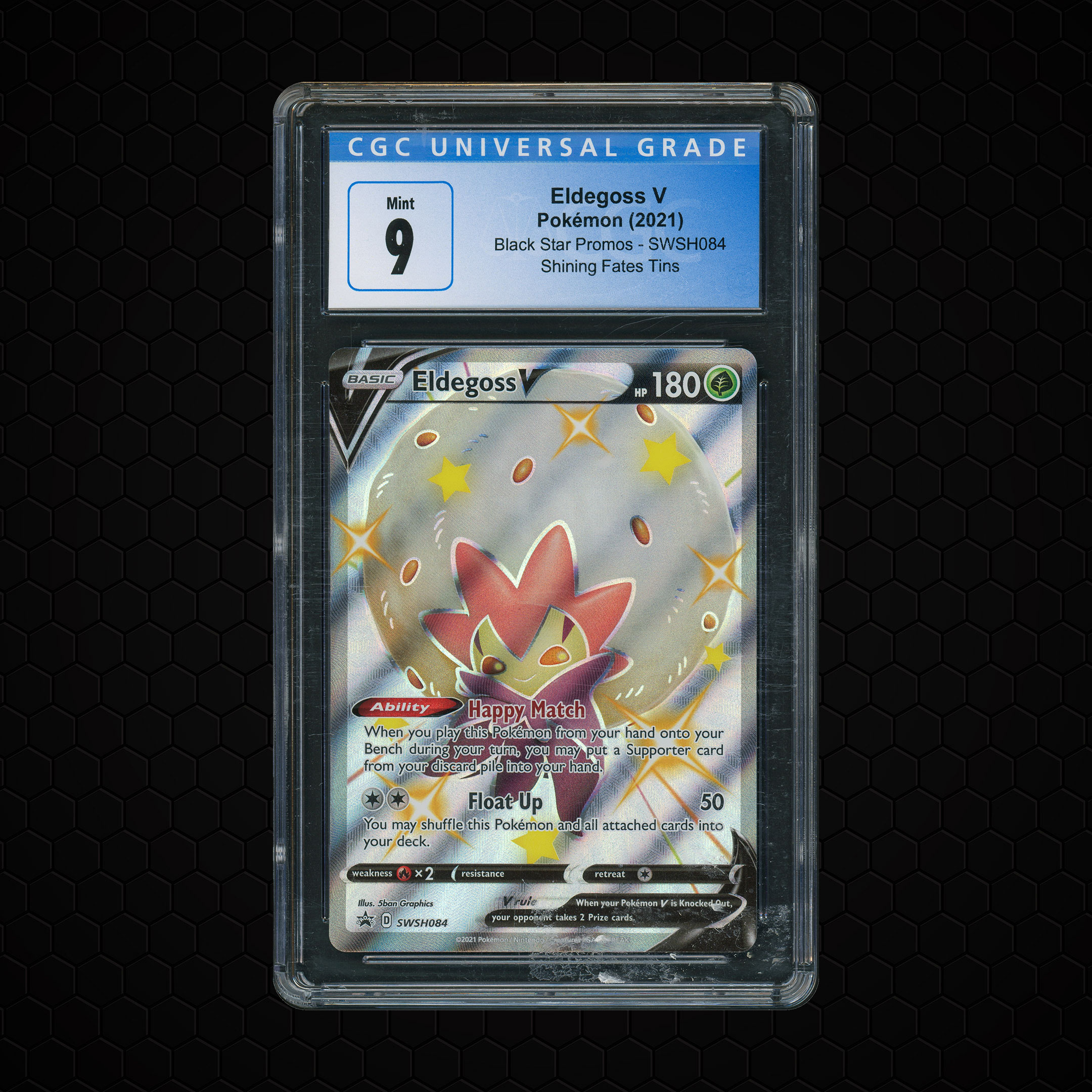 2021 Black Star Promos Eldegoss V #SWSH084 CGC 9