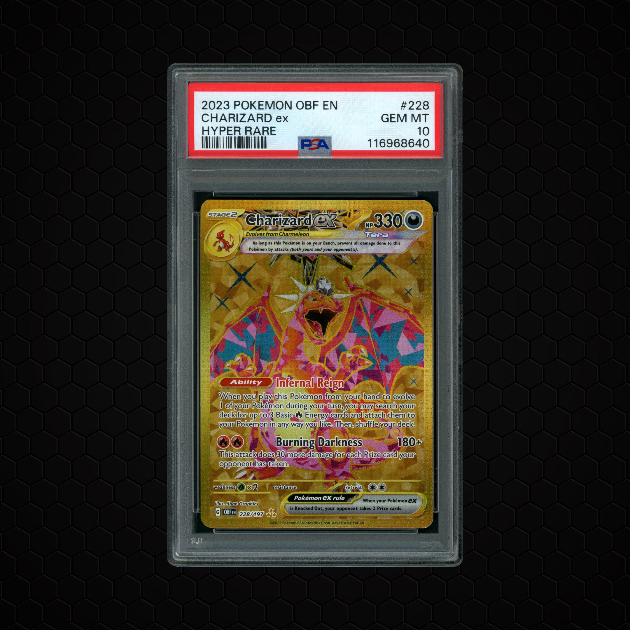 2023 Obsidian Flames Charizard EX #228 PSA 10