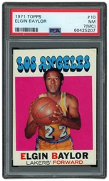1971 Topps Elgin Baylor #10 PSA 7 (MC)