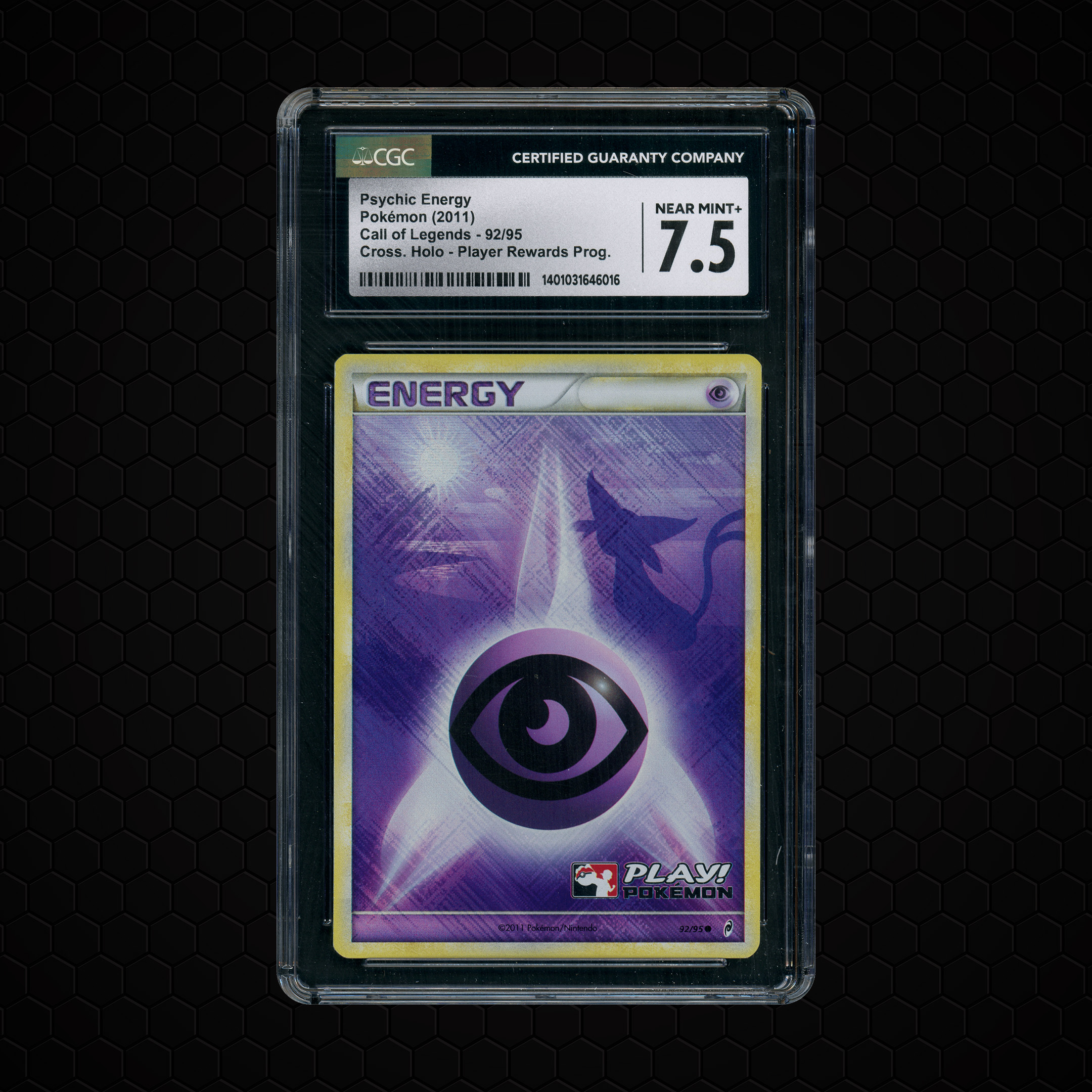 2011 Call of Legends Psychic Energy #92 CGC 7.5