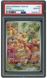 2024 Twilight Masquerade Eevee #188 PSA 10