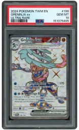 2024 Twilight Masquerade Greninja EX #198 PSA 10
