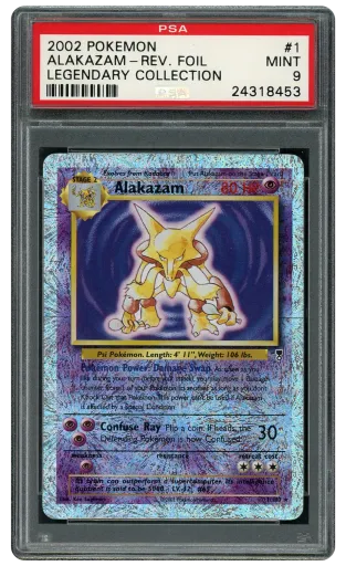2002 Legendary Collection Alakazam #1 PSA 9