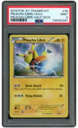 2016 XY Trainer Kit Pikachu Libre #30 PSA 9