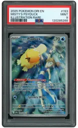 2025 Destined Rivals Misty's Psyduck #193 PSA 9