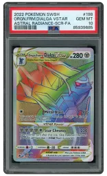 2022 Astral Radiance Origin Forme Dialga VSTAR #198 PSA 10